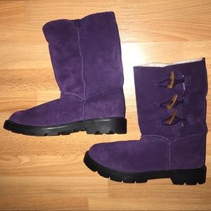 Pediped Maggie Flex Purple Boots Sz 35